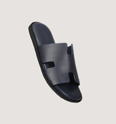 Wesley Men's H Dotted Style Leather Slipper-6