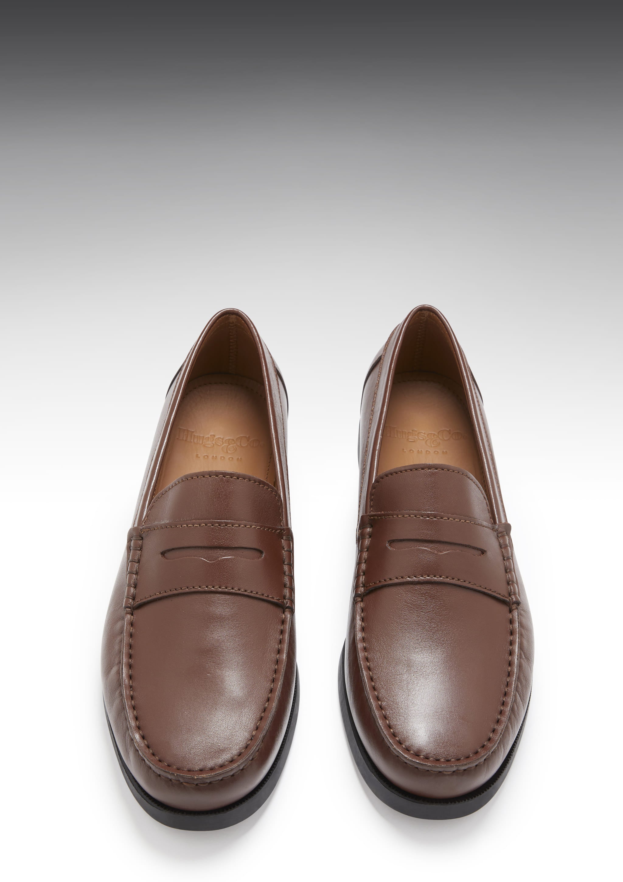 Boat Loafers, brown leather-1