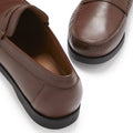 Boat Loafers, brown leather-2