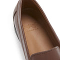 Boat Loafers, brown leather-4