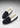 Women's slippers, sheepskin, navy blue suede-1