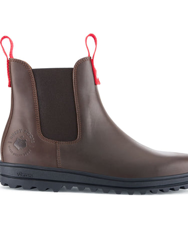 Busby Men's Winter Chelsea Boot, Brown Leather-0