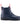 Busby Men's Winter Chelsea Boot, Navy Blue Leather-0