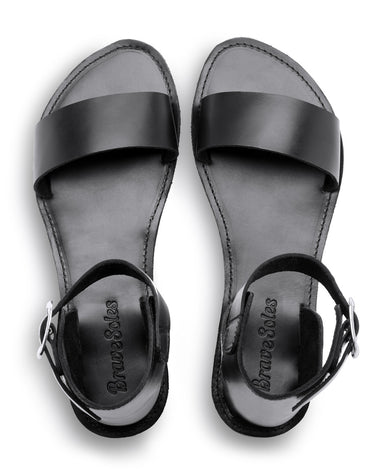 The Camila Leather Flatform Sandal-4