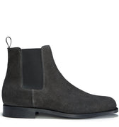 Grey Suede Chelsea Boots, Welted Leather Sole-0