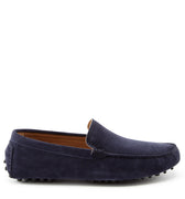 Driving Loafers, navy blue suede-0