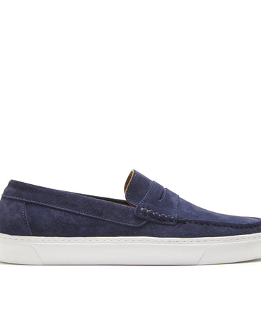 Slip-on Sneaker Loafers, navy blue suede-0