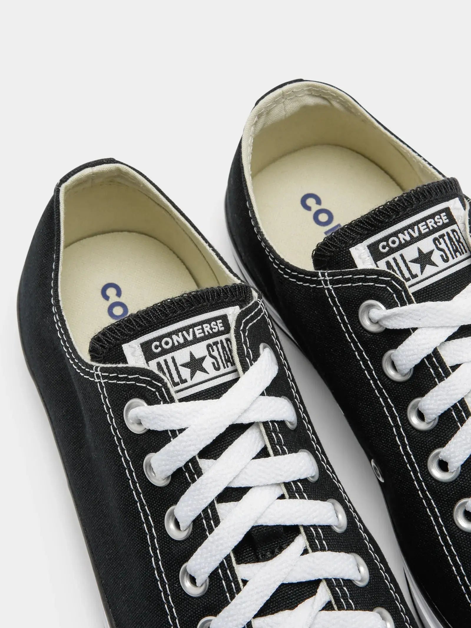 Classic Colour Low Top Converse - Unisex - Black Converse