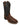 Men's 12" Work Western Square Toe Black/Brown Leather Boots-0