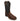 Men's 12" Work Western Square Toe Black/Brown Leather Boots-0