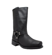 Men's 13" Harness Boot Black Leather Boots-0