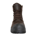 Men's 6" Brown Waterproof Composite Toe Work Leather Boots-4