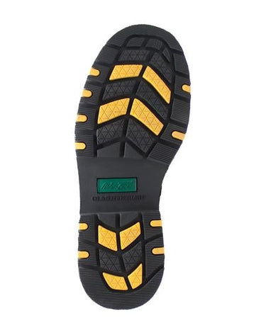 Men's 6" Steel Toe Waterproof Work Boots Dark Brown Leather Boots-3