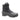 Mens Black Nylon Zipper Winter Leather Boots-0