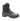 Mens Black Nylon Zipper Winter Leather Boots-0