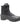 Mens Black Nylon Zipper Winter Leather Boots-0