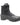 Mens Black Nylon Zipper Winter Leather Boots-0