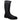 Men's Expandable Calf Rubber Boot Black Leather Boots-0