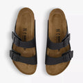 Birkenstock Arizona Black Two Strap Leather Sandals Birkenstock