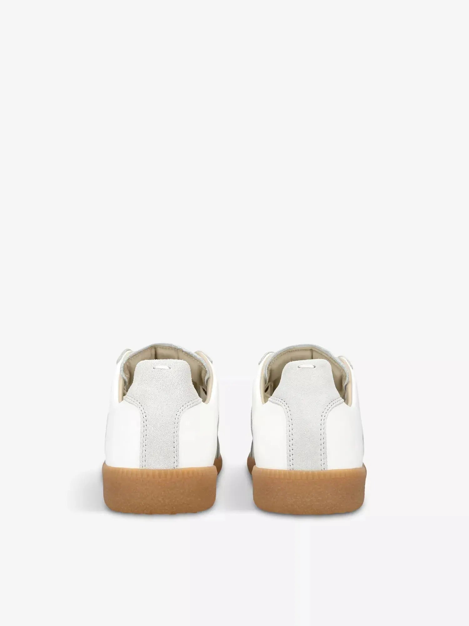 Leather Low-Top Trainers Maison Margiela - Unisex - White MAISON MARGIELA