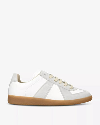 Leather Low-Top Trainers Maison Margiela - Unisex - White MAISON MARGIELA