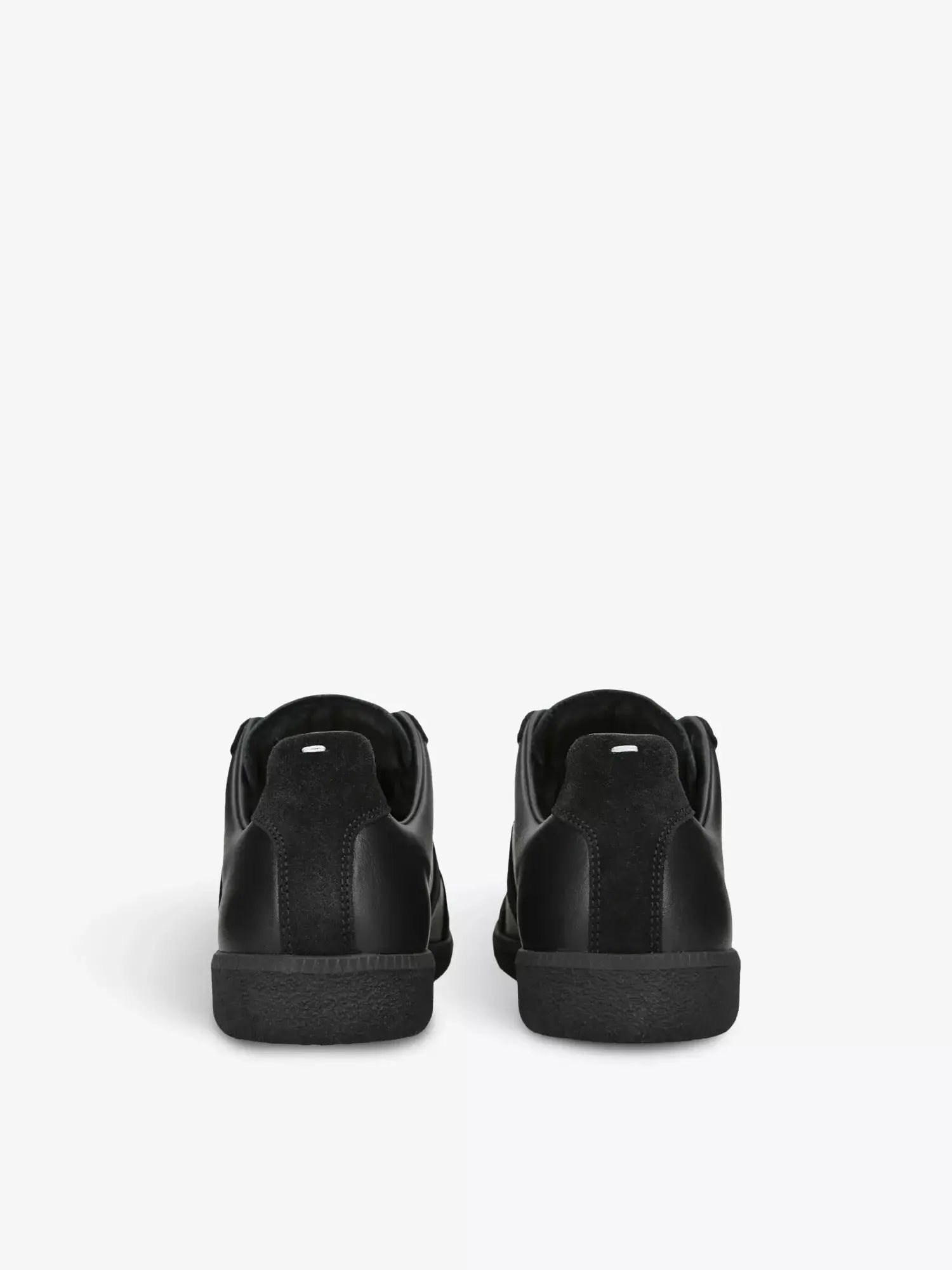 Panelled Leather Low-Top Trainers MAISON MARGIELA - Men's - Black MAISON MARGIELA