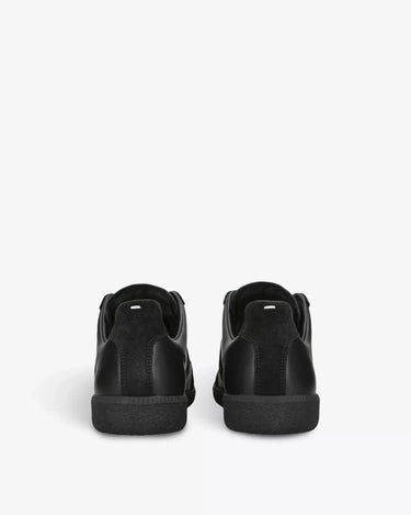 Panelled Leather Low-Top Trainers MAISON MARGIELA - Men's - Black MAISON MARGIELA