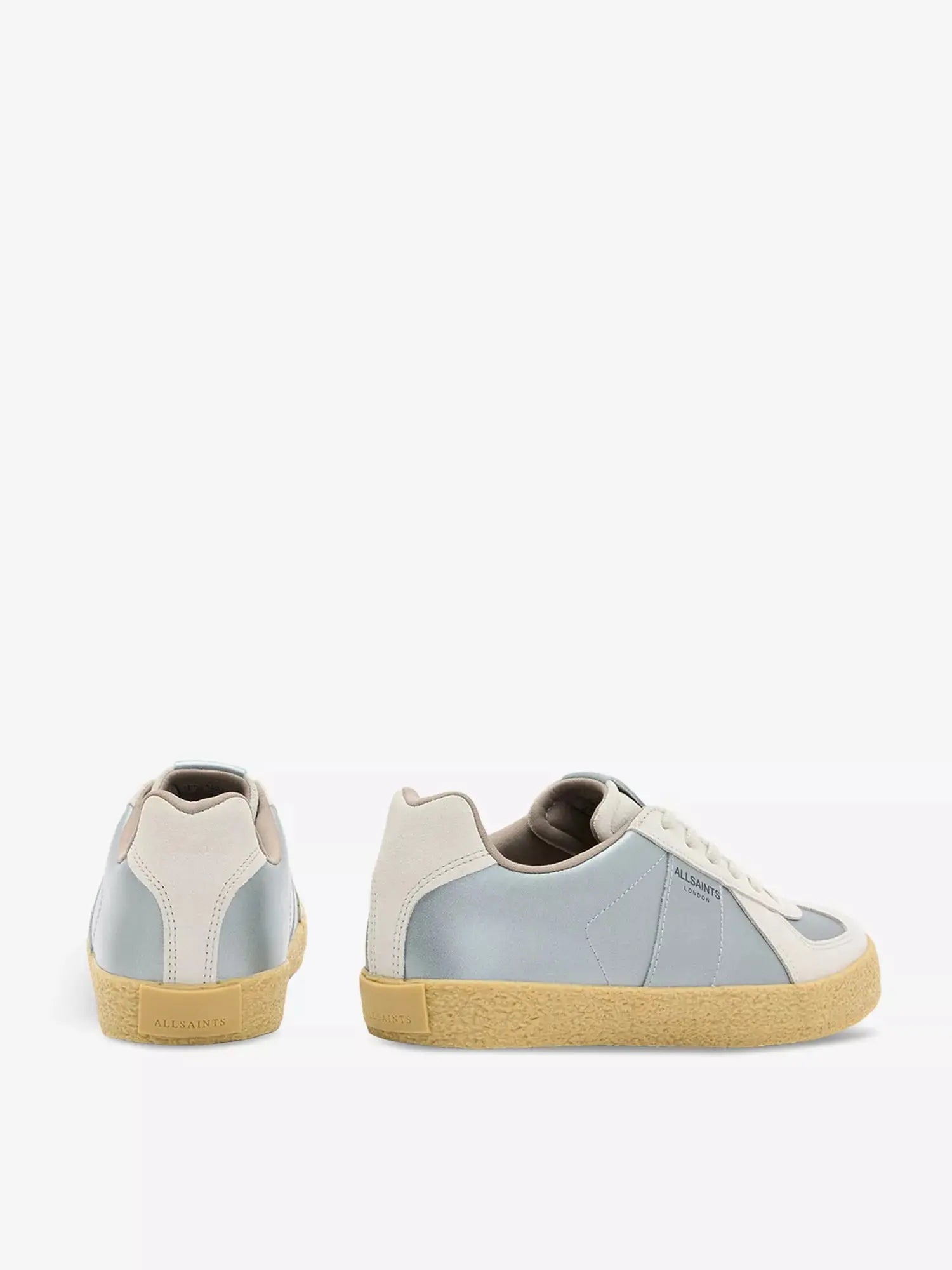 ALLSAINTS Jaimee Metallic Leather Low-Top Trainers All Saints