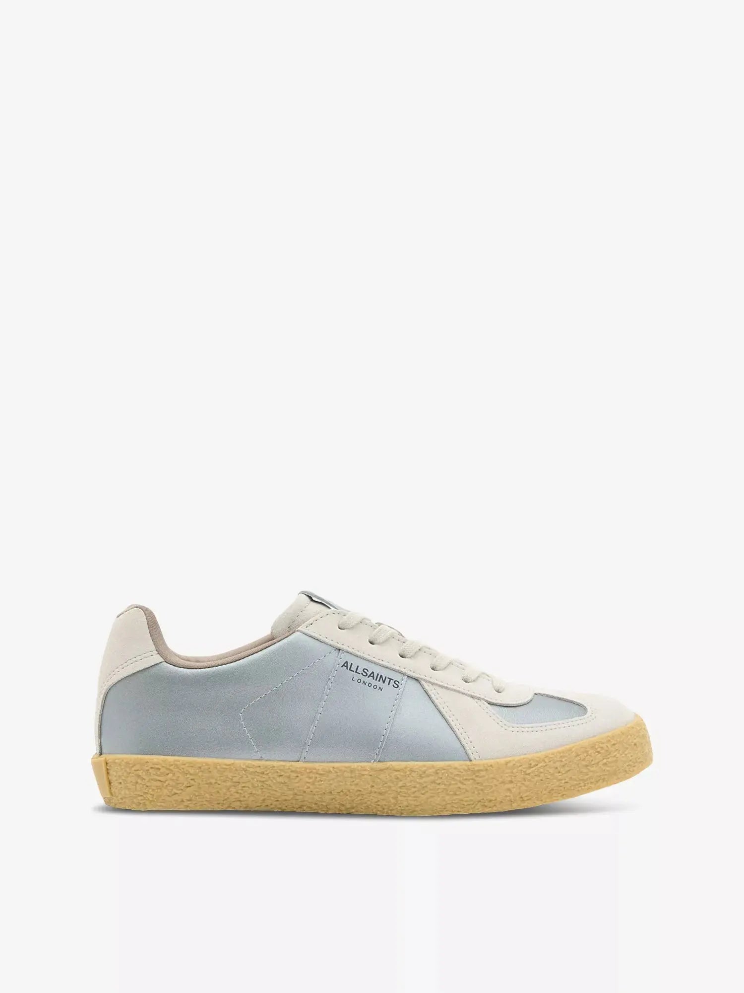 ALLSAINTS Jaimee Metallic Leather Low-Top Trainers All Saints