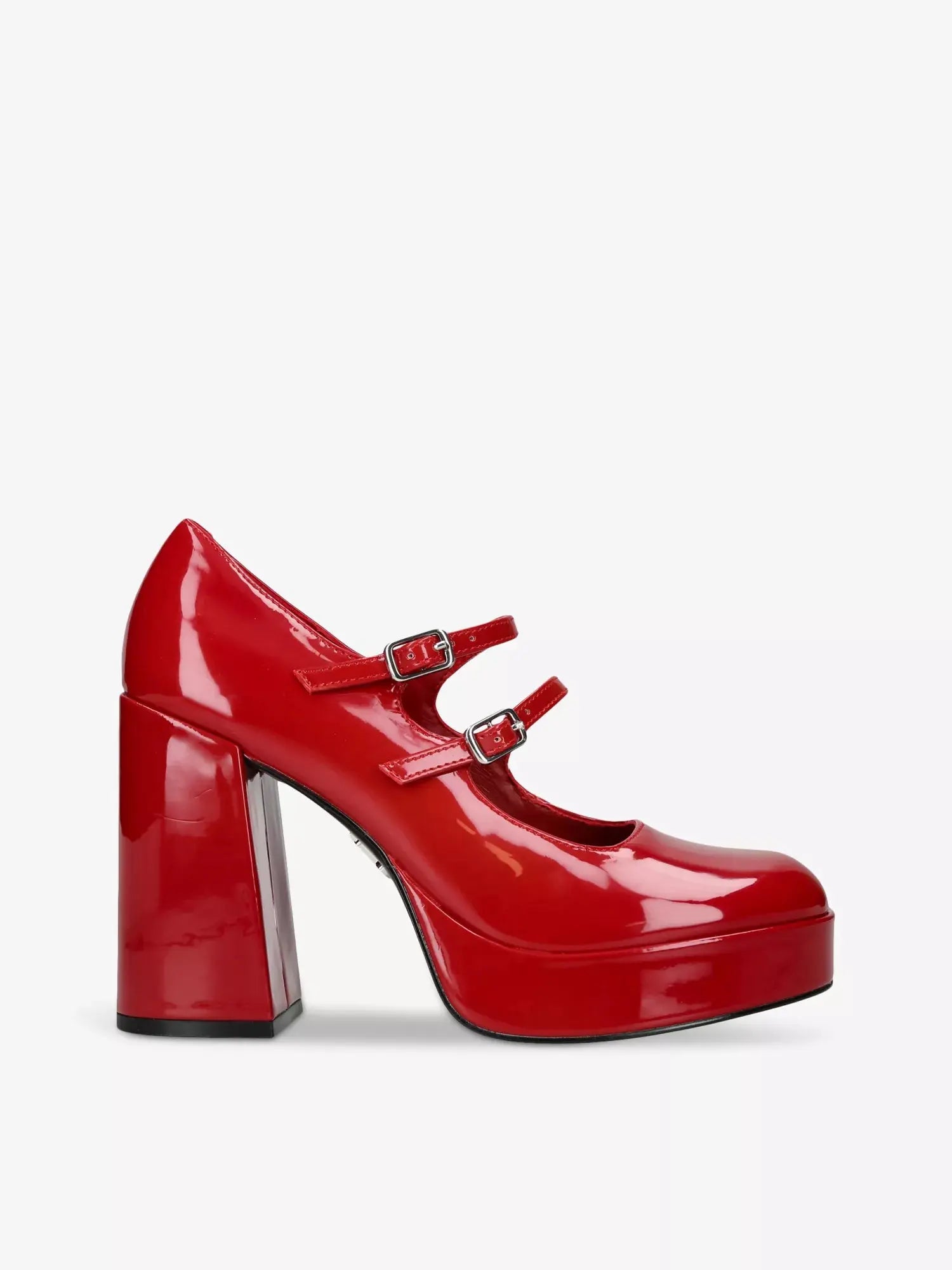 Cabernet Heeled Patent-Leather Pumps Steve Madden - Women’s - Red FootHaven