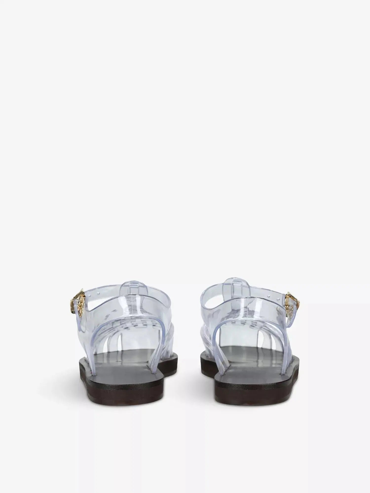 Homeria Fisherman Flat Leather and Jelly Sandals Ancient Greek Sandals - Unisex - Translucent Ancient Greek