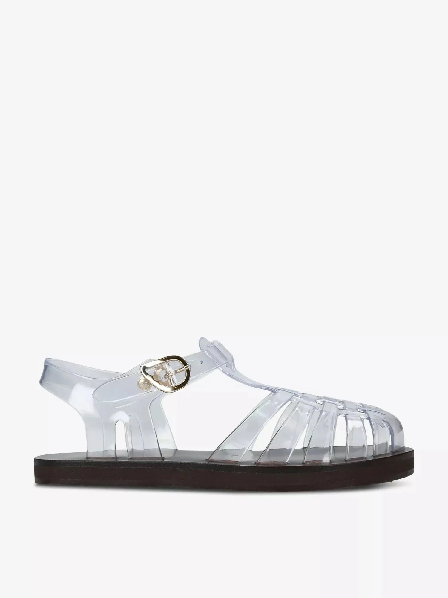 Homeria Fisherman Flat Leather and Jelly Sandals Ancient Greek Sandals - Unisex - Translucent Ancient Greek