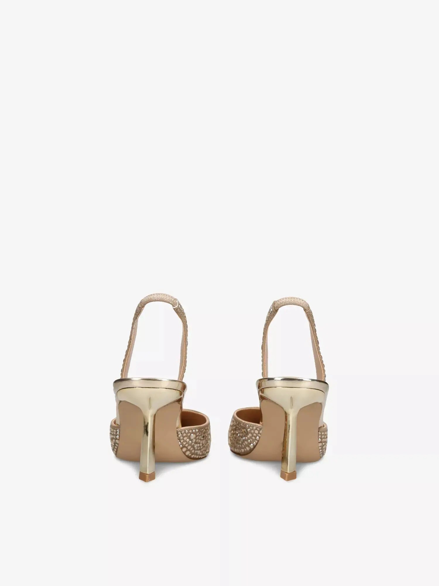 Verged Pointed-Toe Diamante-Embellished Heels Steve Madden - Women's - Metallic Gold Steve Maddon