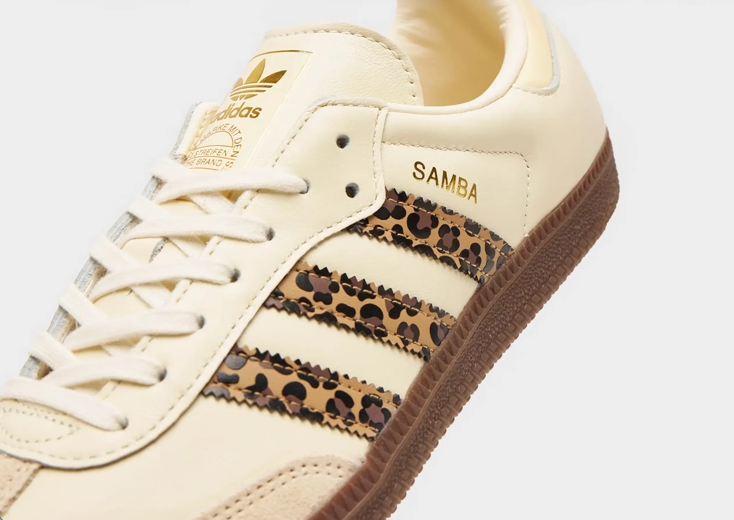 Adidas Samba OG GS Leopard Cream White Adidas