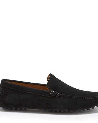 Driving Loafers, black suede-0