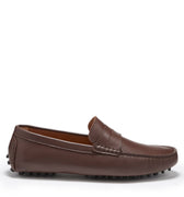 Penny Driving Loafers, brown leather-0