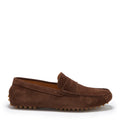 Penny Driving Loafers, brown suede-0