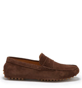 Penny Driving Loafers, brown suede-0