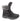 Women's Black Microfleece Lace Winter Leather Boots-0