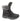 Women's Black Microfleece Lace Winter Leather Boots-0