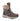 Women's Brown Microfleece Lace Winter Leather Boots-0