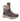Women's Brown Microfleece Lace Winter Leather Boots-0