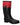 Women's Rubber Rider Boot With Red Cuff Black Leather Boots-0