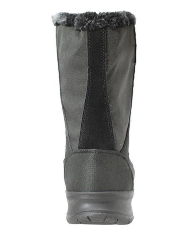 Womens Waterproof Nylon Winter Leather Boots-2