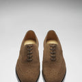 Brown Suede Brogues, Welted Leather Sole-2