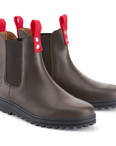 Busby Men's Winter Chelsea Boot, Brown Leather-1