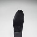 Black Suede Chelsea Boots, Welted Leather Sole-4