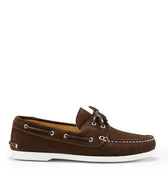 Deck Shoes, brown suede-0
