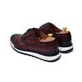 Archie - Brown Leather Sneakers-2