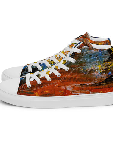 Gianneli Colours Handmade Women’s High Top Canvas Shoes-0